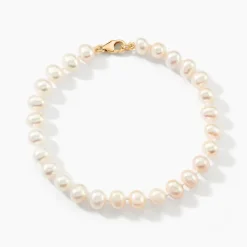 Bracelet Macy Or Jaune Perle De Culture