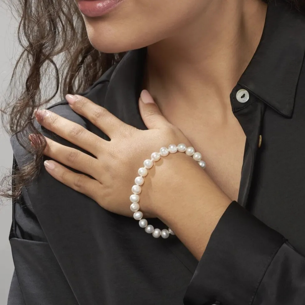Bracelet Macy Or Jaune Perle De Culture