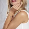 Bracelet Madlin Argent Blanc Lapis Lazuli Et Oxyde De Zirconium