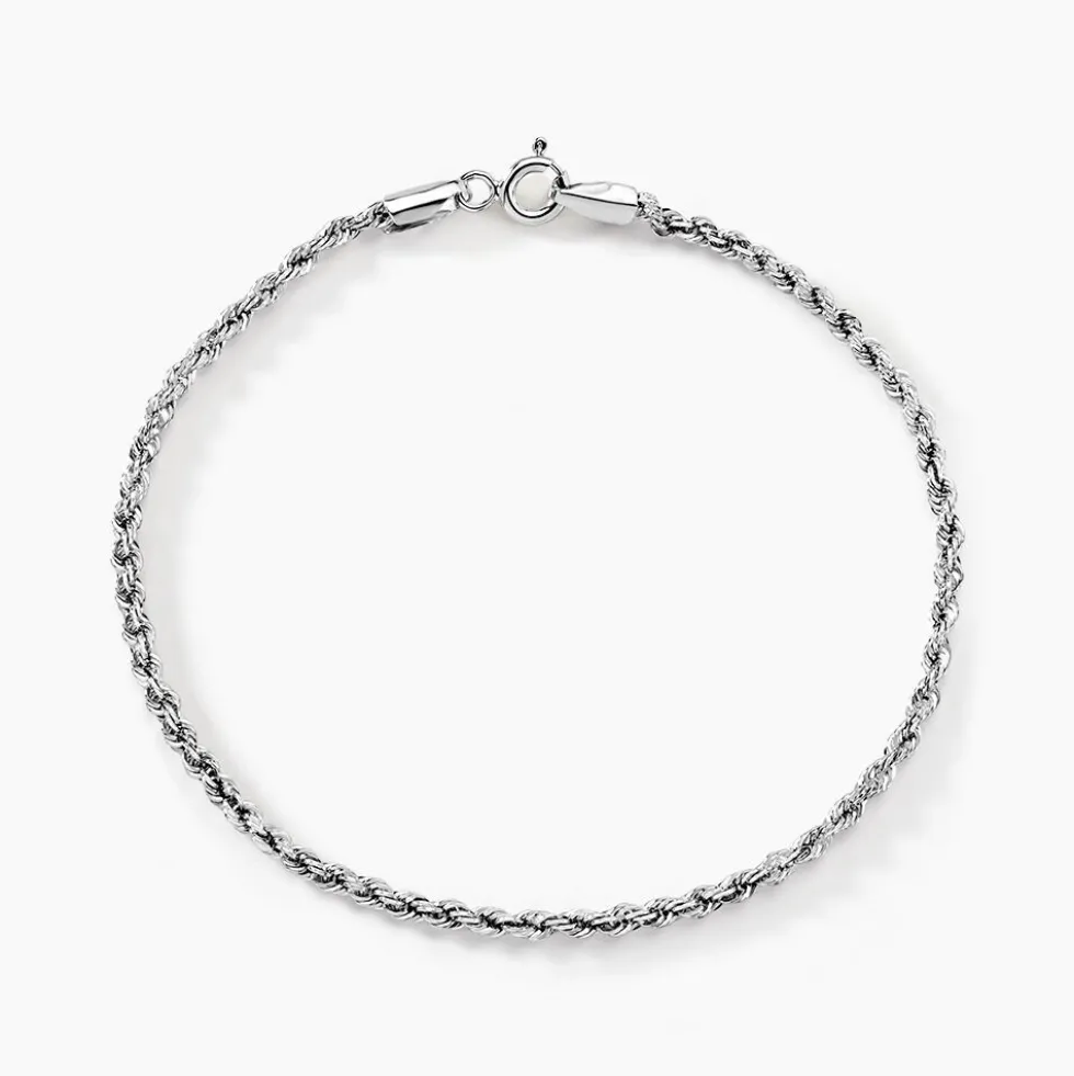 Bracelet Maille Cordelia Or Blanc