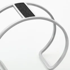 Bracelet Manchette Acier Blanc Maria