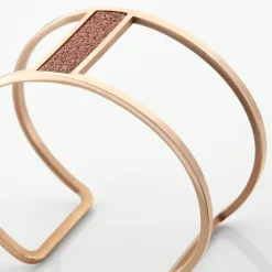 Bracelet Manchette Acier Rose Maria