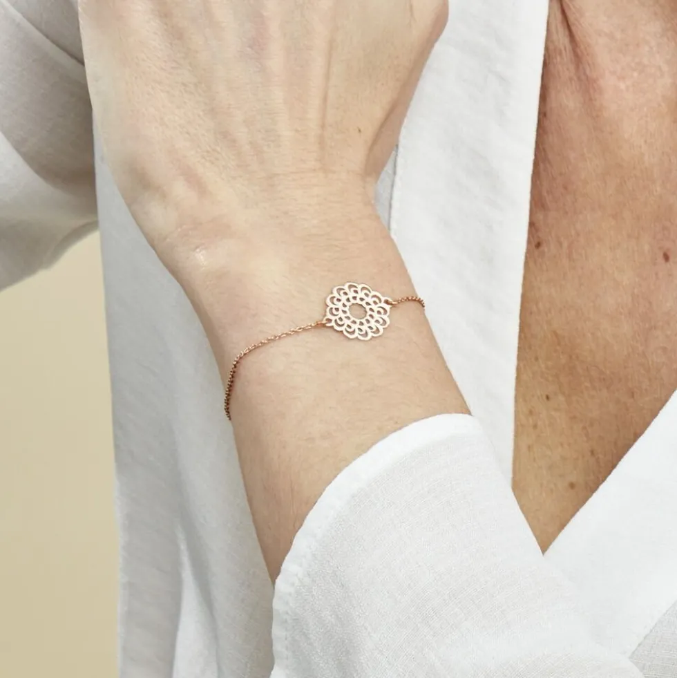 Bracelet Marva Argent Rose