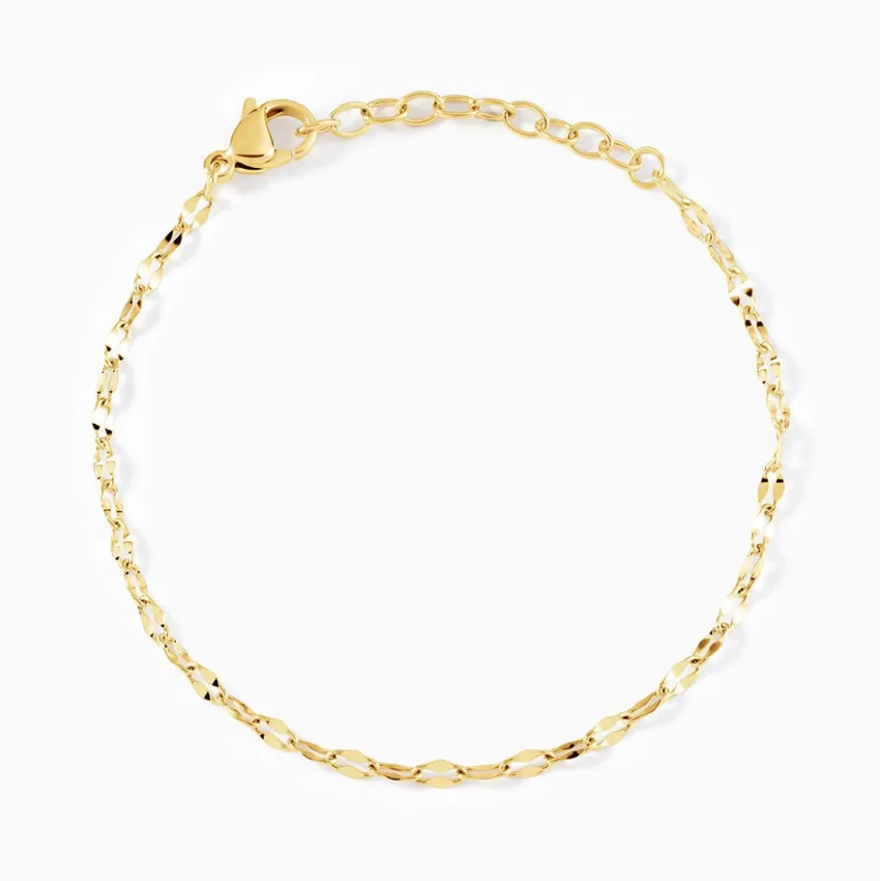 Bracelet Mauricette Acier Jaune