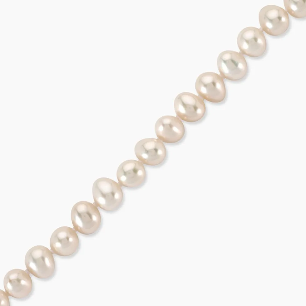 Bracelet Merrane Or Jaune Perle De Culture