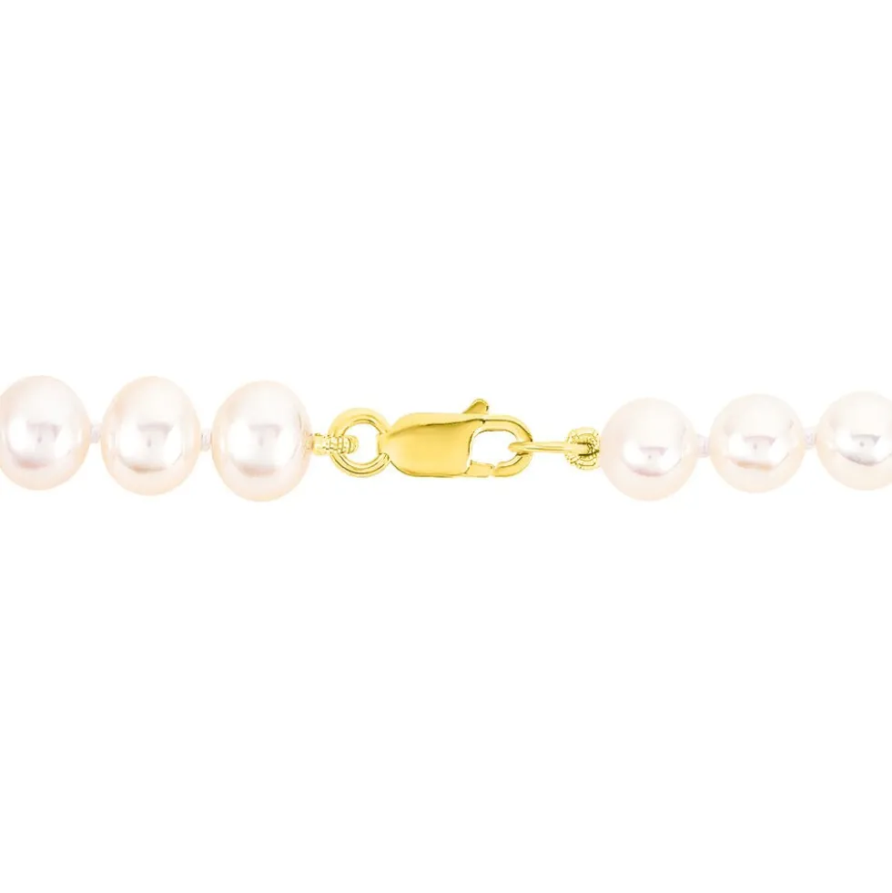 Bracelet Merrane Or Jaune Perle De Culture