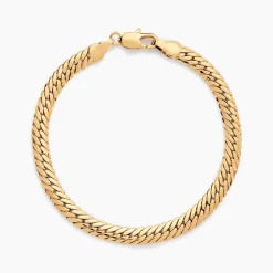 Bracelet Messaline Plaqué Or Jaune