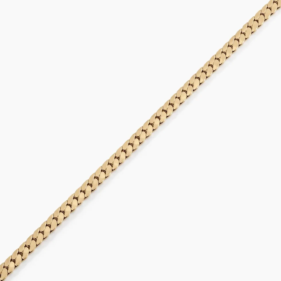 Bracelet Messaline Plaqué Or Jaune
