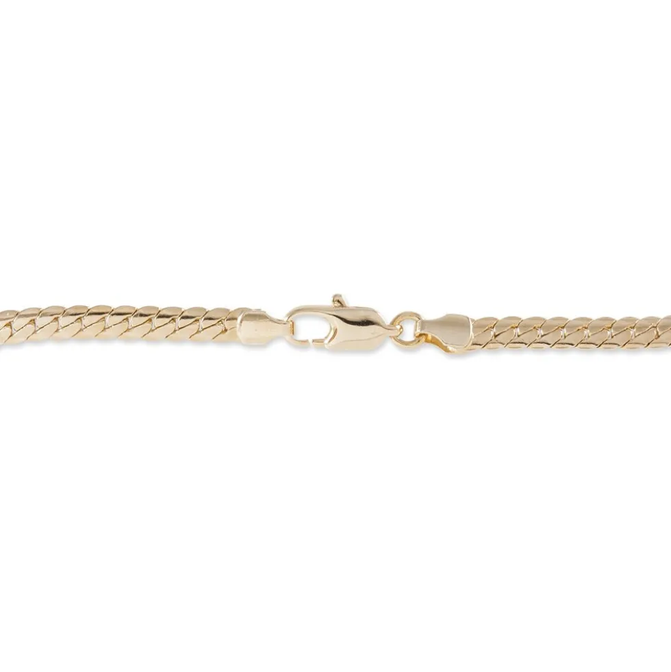 Bracelet Messaline Plaqué Or Jaune