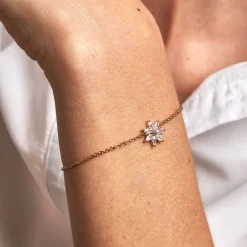 Bracelet Mia Plaqué Or Doré Oxyde De Zirconium
