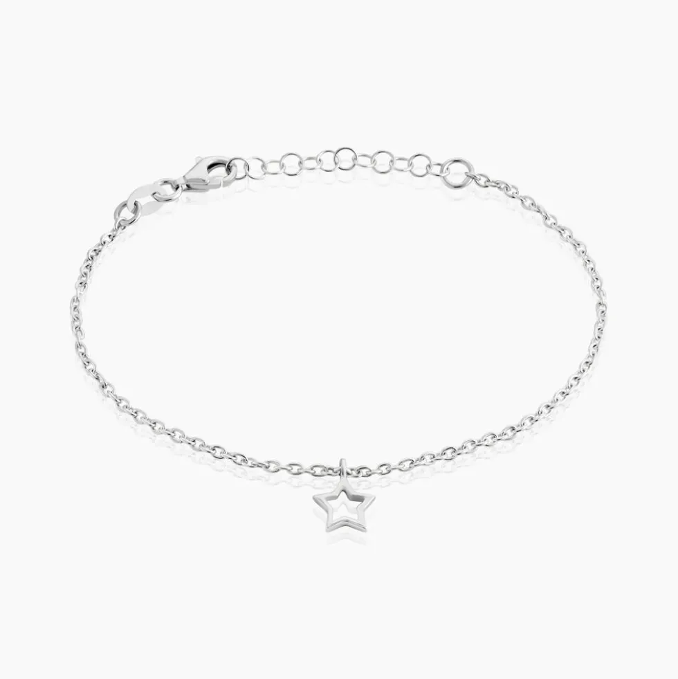 Bracelet Mikaelle Argent Blanc