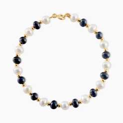 Bracelet Mirjam Or Jaune Perle De Culture