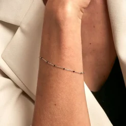 Bracelet Molly Argent Blanc