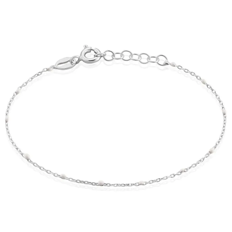 Bracelet Molly Argent Blanc