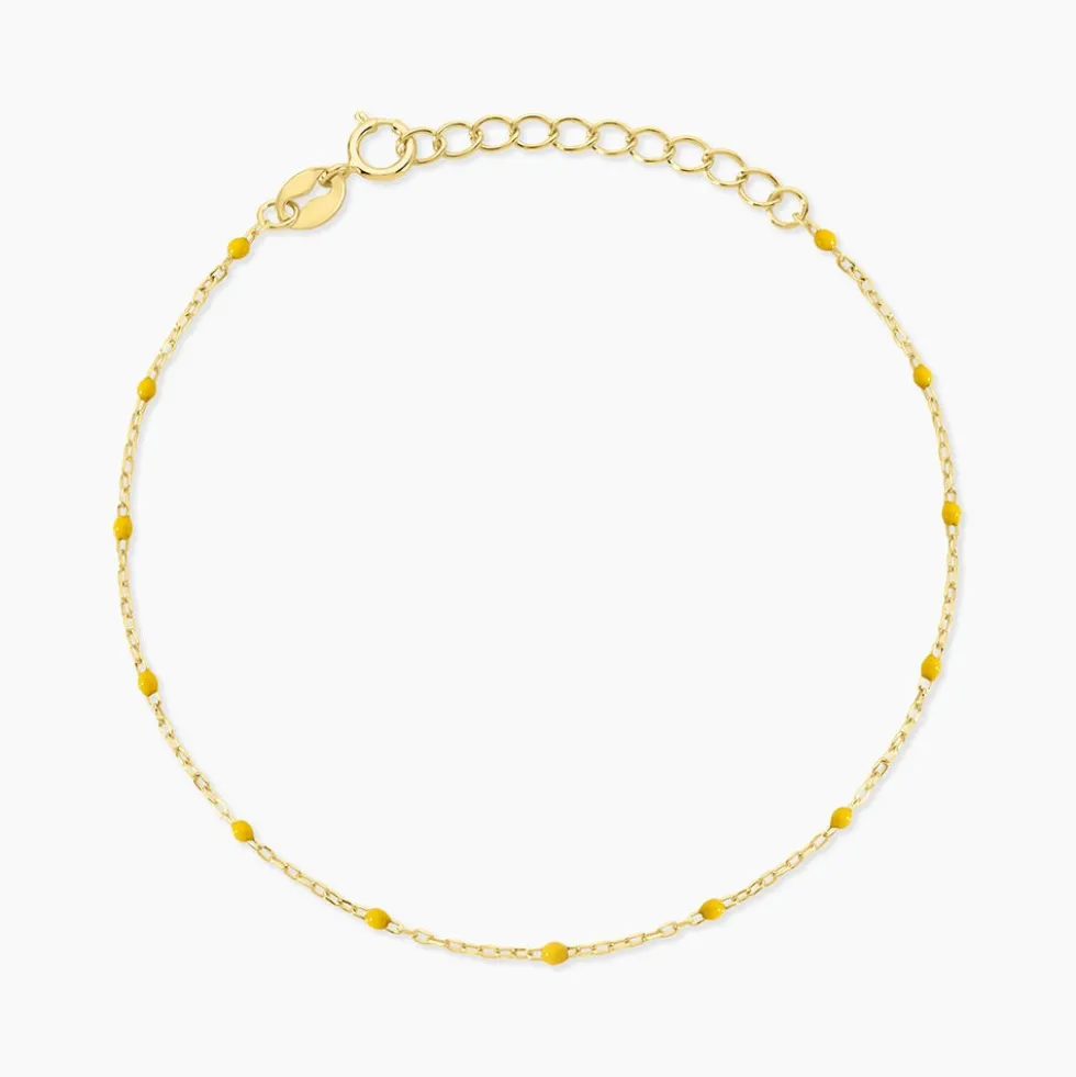Bracelet Molly Argent Jaune