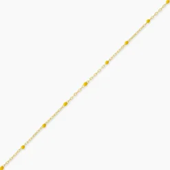 Bracelet Molly Argent Jaune