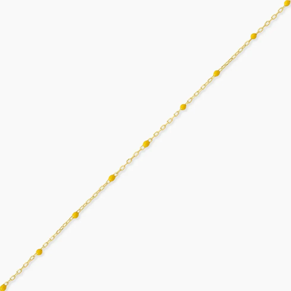 Bracelet Molly Argent Jaune