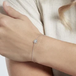 Bracelet Mori Argent Oxyde De Zirconium