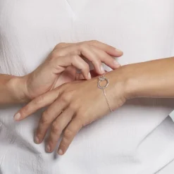 Bracelet Nathalia Argent Blanc Oxyde De Zirconium