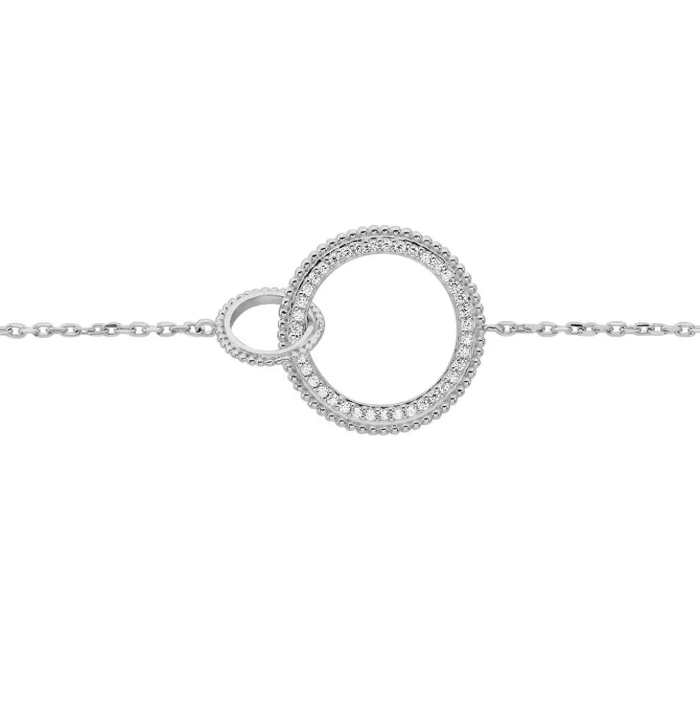 Bracelet Nathalia Argent Blanc Oxyde De Zirconium