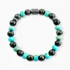 Bracelet Naturel Autres Vert Jaspe Africain