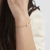 Bracelet Nehemiah Plaque Or Oxyde De Zirconium