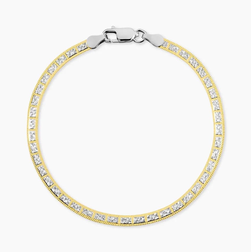 Bracelet Nuriaae Argent Jaune
