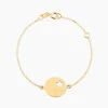 Bracelet Omelia Message Or Jaune