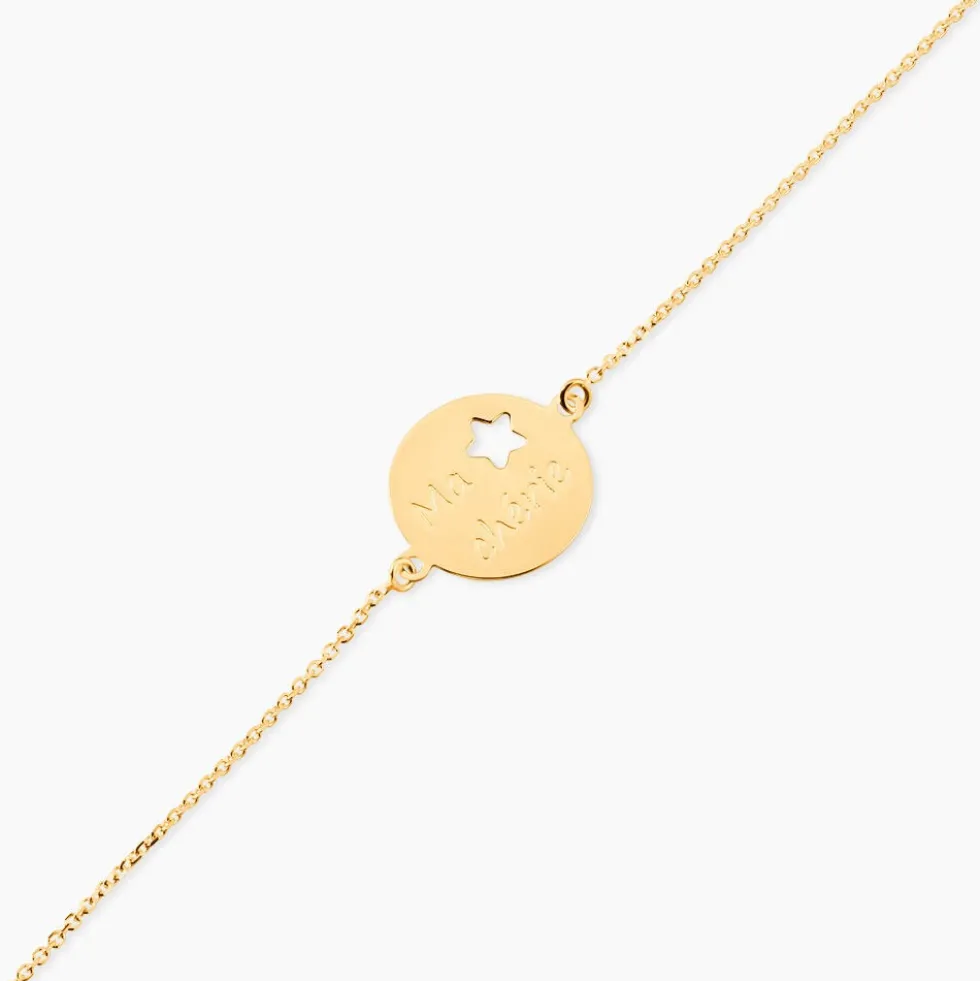 Bracelet Omelia Message Or Jaune