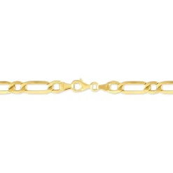 Bracelet Ophelio Maille Alternee 1/1 Or Jaune