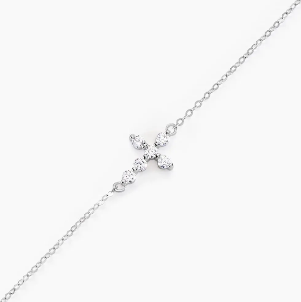 Bracelet Or Blanc Kerem Oxyde