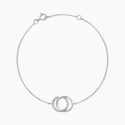 Bracelet Or Blanc Tresha Diamants