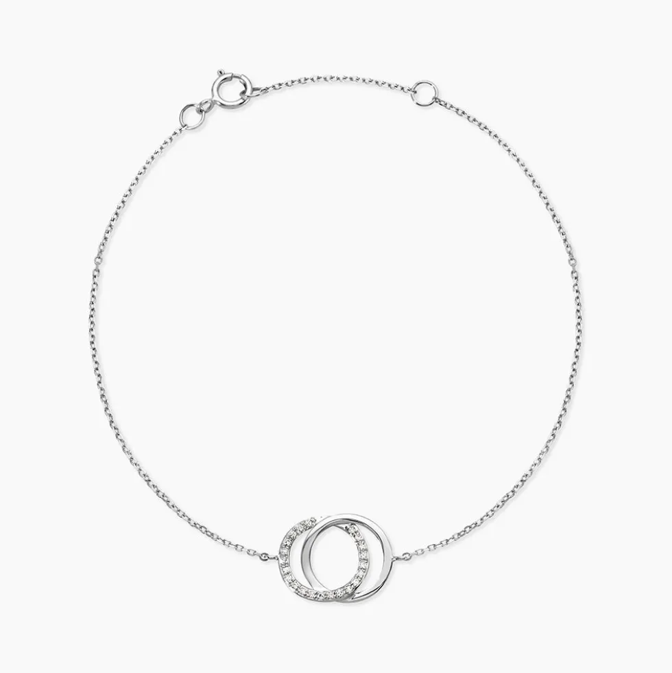 Bracelet Or Blanc Tresha Diamants