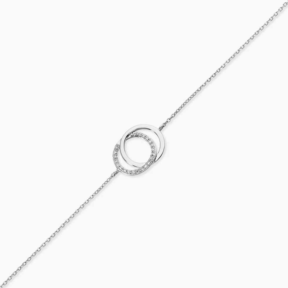 Bracelet Or Blanc Tresha Diamants