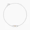 Bracelet Or Jaune Argent Blanc