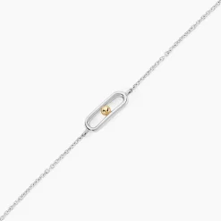 Bracelet Or Jaune Argent Blanc
