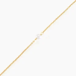 Bracelet Or Jaune Gentiane Perle