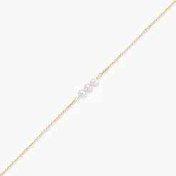 Bracelet Or Jaune Heliantheme Perles