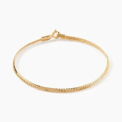 Bracelet Or Jaune Izel Maille Anglaise