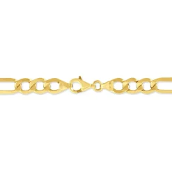 Bracelet Or Jaune Maille Alternée