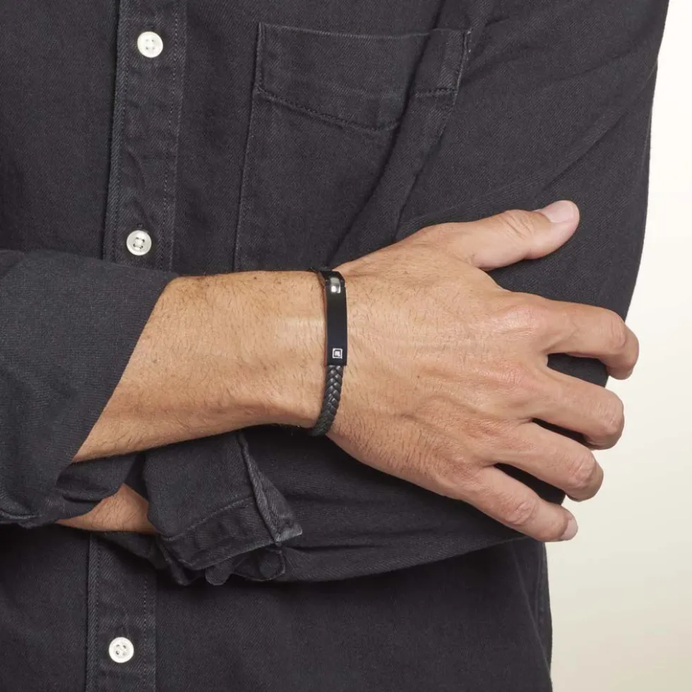 Bracelet Phebus Him Camille Acier Blanc Diamant