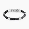 Bracelet Phebus Him Cuir De Vache Noir