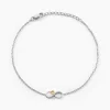 Bracelet Phedra Or Jaune Argent Blanc