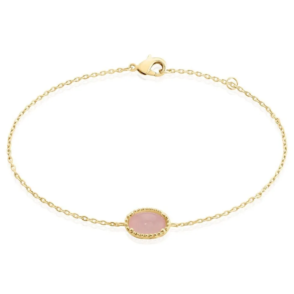 Bracelet Phileas Plaqué Or Jaune Quartz