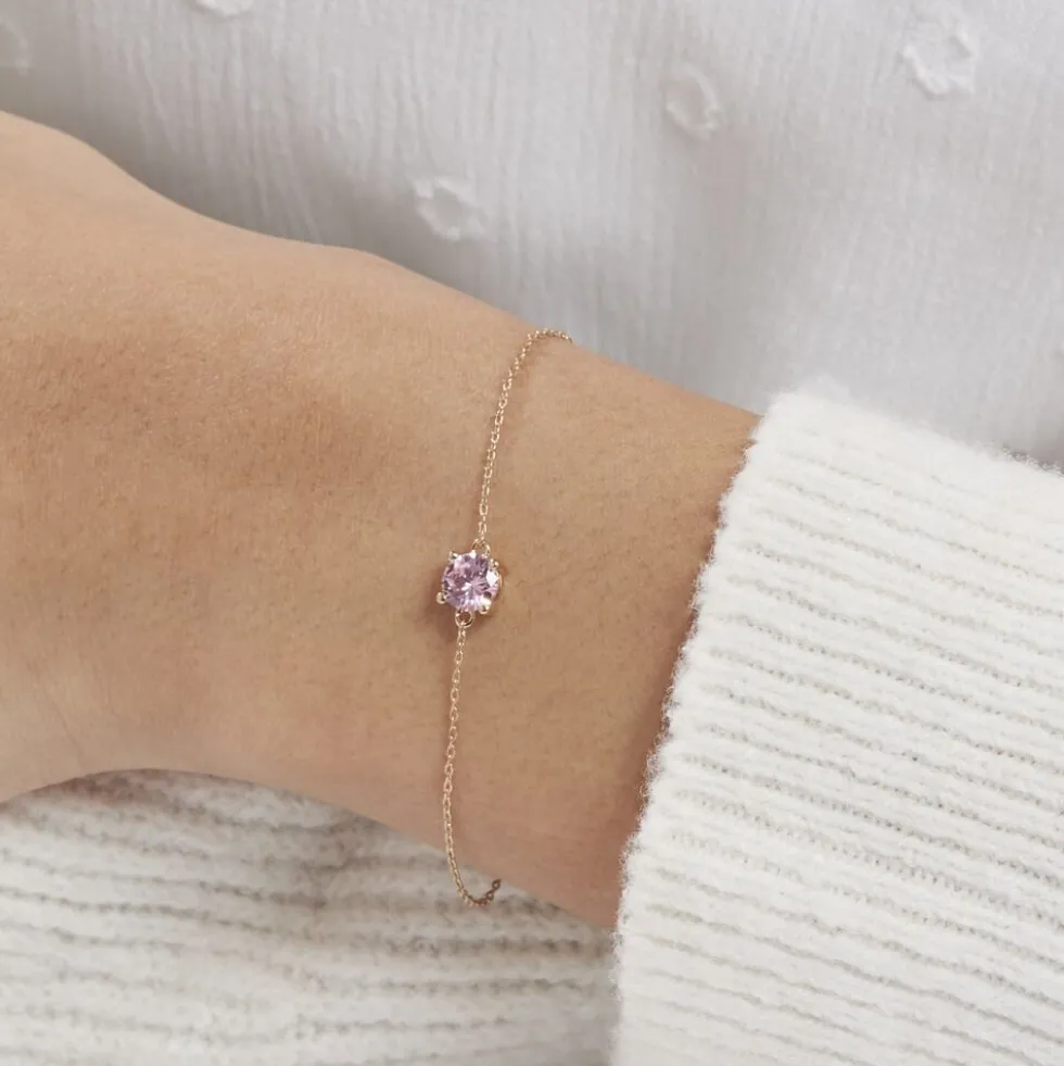 Bracelet Plaqué Or Jaune Nilay Oxyde De Zirconium