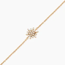 Bracelet Plaqué Or Lisha Oxyde De Zirconium