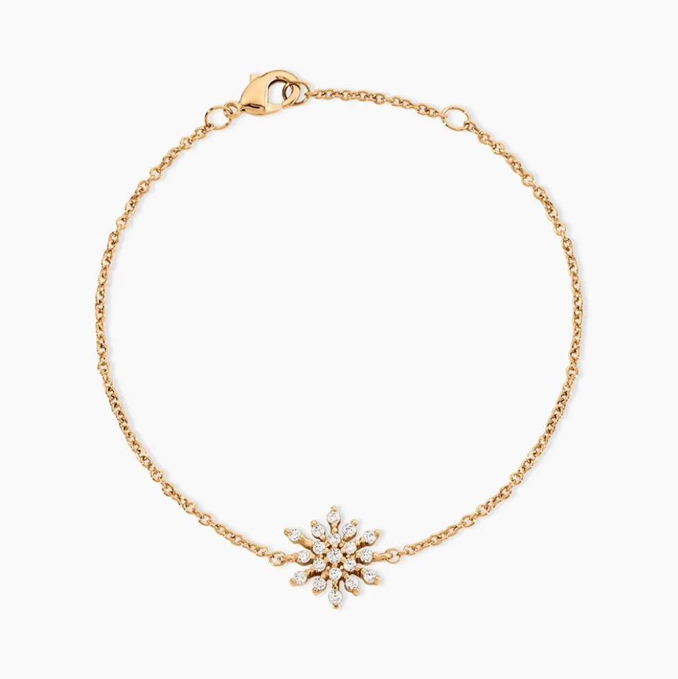 Bracelet Plaqué Or Lisha Oxyde De Zirconium