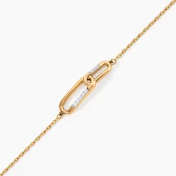 Bracelet Plaqué Or Mietta Oxydes De Zirconium