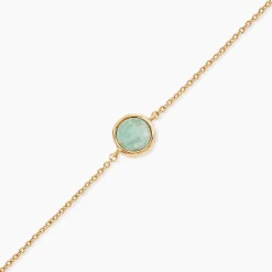 Bracelet Plaqué Or Neassa Amazonite