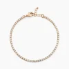 Bracelet Plaqué Or Zoelia Oxydes De Zirconium